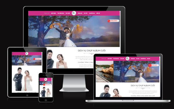 Theme wordpress dịch vụ chụp ảnh cưới Ni-bridal - Ảnh 3