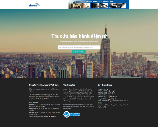 Theme wordpress bảo hành điện tử - quản lý khách hàng