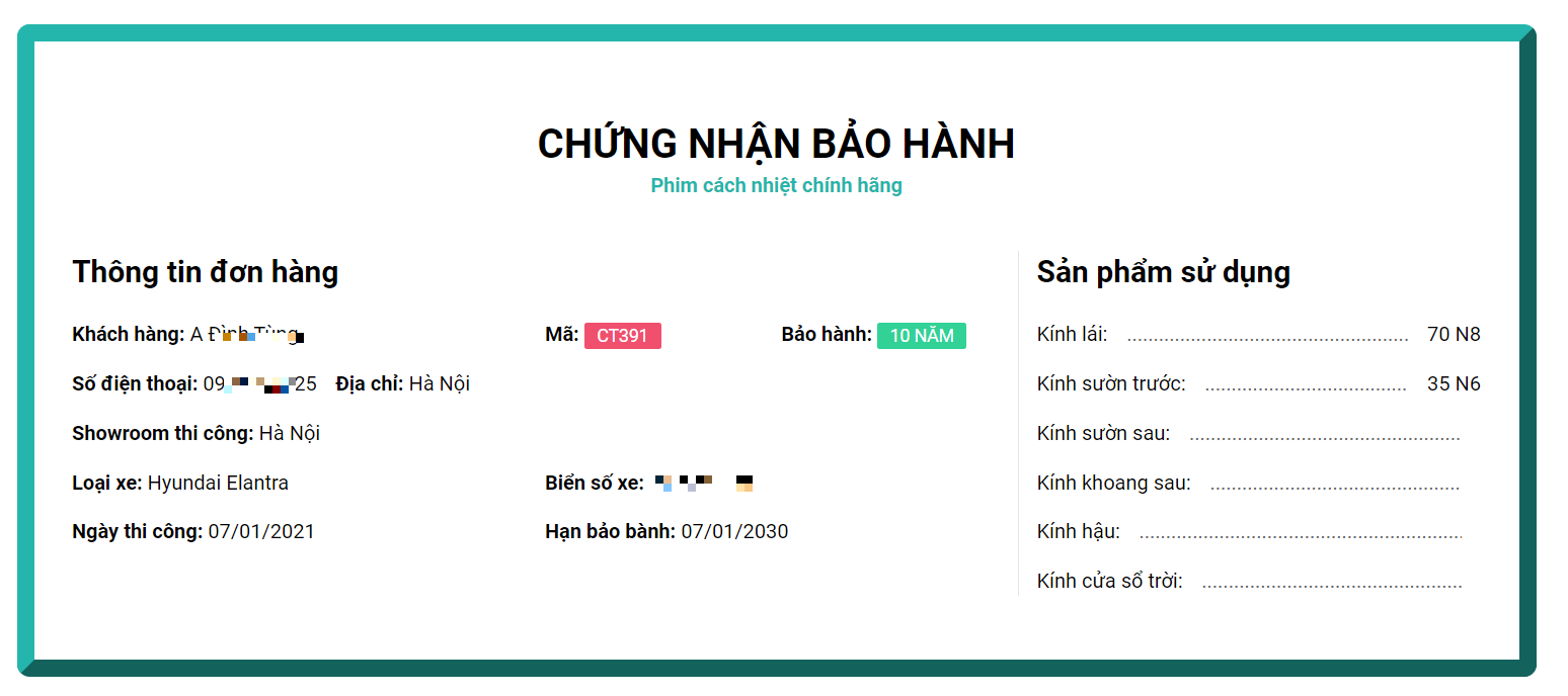 bảo hành điện tử