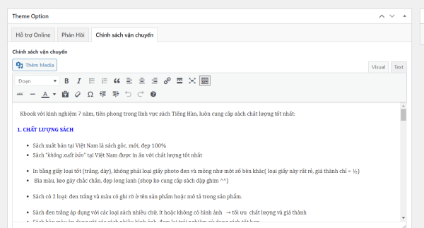 Theme wordpress bán hàng - theme bán sách online - Ảnh 2