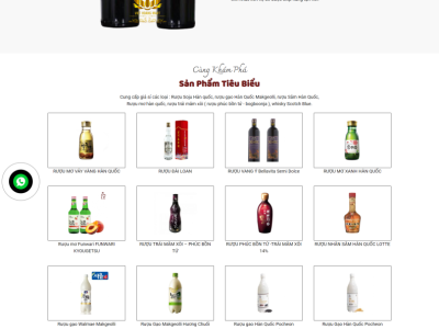 Theme wordpress bán hàng - korewi theme bán hàng rượu Hàn Quốc