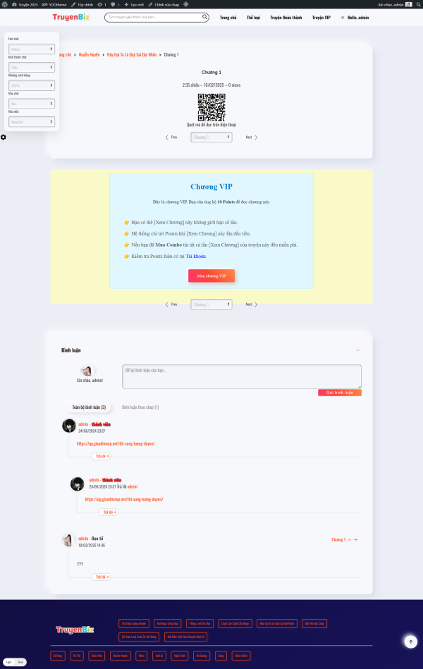 Full code web truyện 2025 - Phân quyền cho tác giả/nhóm dịch - Ảnh 3