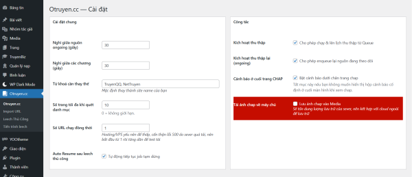 [NEW] Plugin OTruyen Importer - Cào truyện từ otruyen.cc về website - Ảnh 2