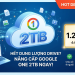 Nâng Cấp Google One 2TB Giá Rẻ