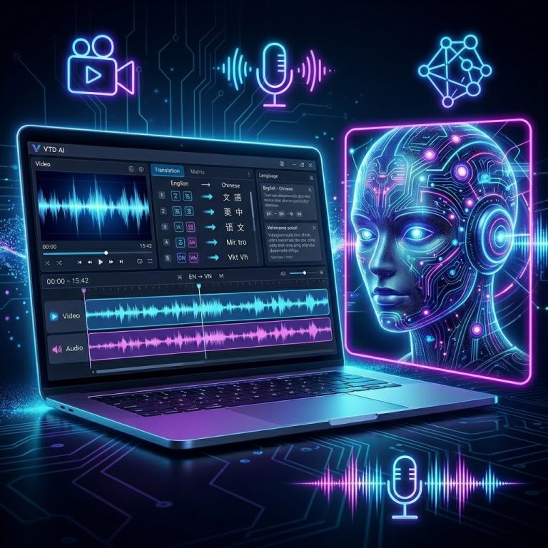 VTD – Phần mềm AI dịch & thuyết minh video tự động